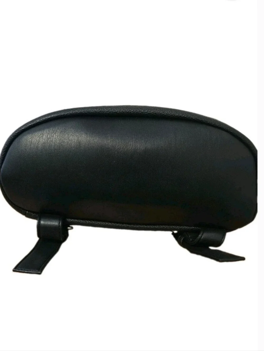 Loume Black Faux Leather Unisex Backpack